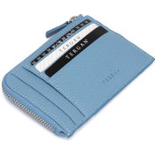 Resim Mavi Deri Unisex Kredi Kartlık - S1KK00000265-C43 