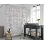 Resim Zethome Jackline Banyo Duş Perdesi 1406 Tek Kanat 1X180X200 