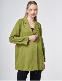 Resim KYR Düğmeli Blazer Ceket Matcha Yeşili 