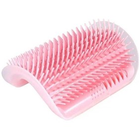 Resim Soulader Kedi Tırmalama Tahtası Penye Fırçası Oyuncak Masaj Tarak Çizme Duvar Mobilya Koruma Kaşıntı Giderici Pembe 