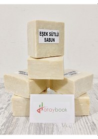 Resim Eşek Sütü Sabunu Doğal 6 Adet 1kg El Yapımı Doğal 