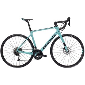 Resim Bianchi Infinito Xe Disc 55 Cm 105 11-v Hd Celeste-siyah Karbon Yol Bisikleti 
