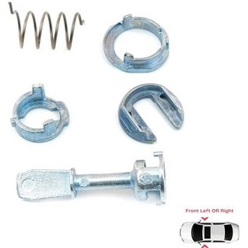 Resim Vw Polo 2001-2009 4/5 için Ön Kapı Kilit Seti 1u0837167e 45 MM N11.19806 