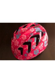 Resim Moon M-7 Çocuk Kask Çiçekli - Pembe Mavi - M 