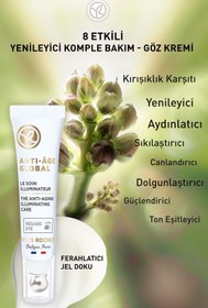 Resim Yves Rocher Göz Çevresinin Kırışık Görünümünü Azaltıcı ve Aydınlatıcı Göz Kremi 15ml 