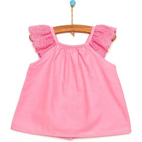 Resim HelloBaby Basic Kız Bebek Fırfır Askılı Bluz Kız Bebek 