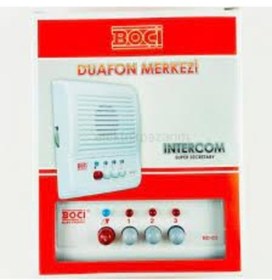 Resim Boci Bocci 3 Lü Merkezi Diafon + 3 Adet Şube 