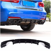 Resim BMW F30 M Performance Difüzör Parlak Siyah 
