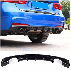 Resim BMW F30 M Performance Difüzör Parlak Siyah 