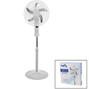 Resim Moon 18 İnc 45 Cm Kumandalı Sanayi Tipi Ayaklı Vantilatör 5-metal Pervane 3-kademe Hız 65w Y:137cm 