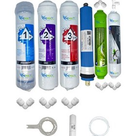 Resim Pemax Water Solutions Kapalı Kasa Su Arıtma Cihazlarına STD 6'lı Vontron Mebran Alkali-Gümüş İyonlu Tatlandırıcı 