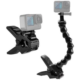 Resim Sones Puluz Action Sports Kameraları Jaws Flex Kelepçe Montajı Gopro Hero12 Siyah / Hero11 /10 /9 /8 /7 /6 /5, Insta360 Ace / Ace Pro, Djı Osmo Action 4 Ve Diğer Aksiyon Kameraları 