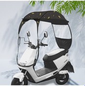 Resim Ximistore9 Genişletilmiş Yan Kanatlı Motosiklet Yağmurluk Ve Güneşlik - Su Geçirmez, Rüzgar Koruma 