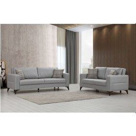 Resim Kristal 3+2 Koltuk Takımı Açık Gri 