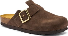 Resim Frau Kadın Terlik 17D5 Frau VELOUR-S T.Moro (Dark Brown) 