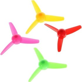 Resim Alkatronik-80Mm Pervane 3 Kanat Oyuncak Rüzgar Gülü Kürek Botu Motor Rc Dıy 