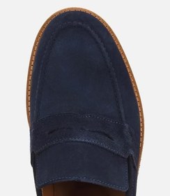 Resim HOTİÇ Erkek Süet Deri Siyah Klasik Loafer 