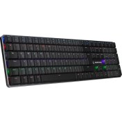 Resim Rampage Granıte Pro Siyah/gri Low Profile Red Swıtch Q Rainbow Mekanik Gaming Oyuncu Klavye 
