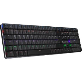Resim Rampage Granıte Pro Siyah/gri Low Profile Red Swıtch Q Rainbow Mekanik Gaming Oyuncu Klavye 