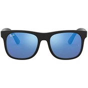Resim Ray-Ban Justin RJ9069S Kare Siyah Erkek Güneş Gözlüğü 