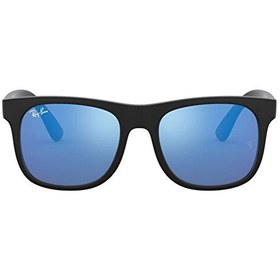 Resim Ray-Ban Justin RJ9069S Kare Siyah Erkek Güneş Gözlüğü 