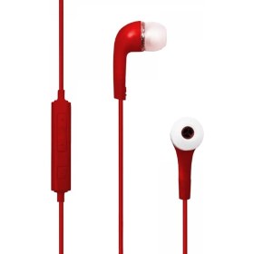 Resim Nettech NT-112 Stereo 3.5 mm Kablolu Kulakiçi Kulaklık Kırmızı 