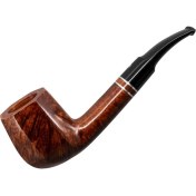Resim Şahin Üç Yıldız 485 9mm. Filtreli Ebonit Saplı Pipo 