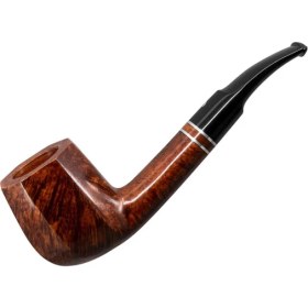 Resim Şahin Üç Yıldız 485 9mm. Filtreli Ebonit Saplı Pipo 