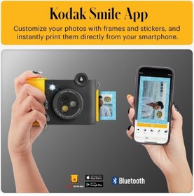 Resim Kodak Smile+ 10mp Anında Kamera Ve Bluetooth Fotoğraf Yazıcısı Dijital Fotoğraf Makineleri Siyah 