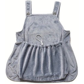 Resim Brightnova Gri Yumuşak Polar Kedi Tasması: Tüm Mevsimler, Makinede Yıkanabilir, Tüm Bedenler 