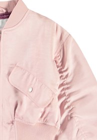 Resim Çocuk Hannie Kısa Bomber Ceket - Charlotte Pembe - 128CM 
