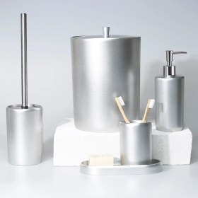 Resim Selim Victoria Banyo Seti Gümüş 