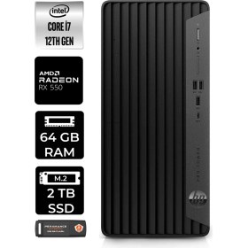 Resim Hp Pro Tower 400 G9 Intel Core I7 12700 64GB 2tb SSD RX550/4GB W11H 6U3M9EA Masaüstü Bilgisayar & Per4 USB Bellek 6U3M9EAP399 