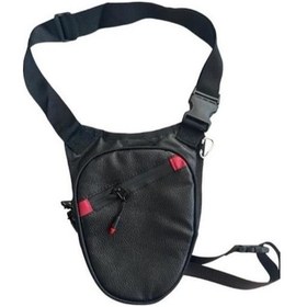 Resim Motoyel Bacak Çantası Deri 3 Gözlü Su Geçirmez 