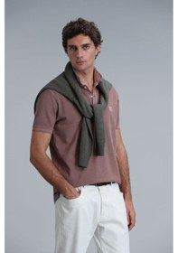 Resim Lufian Erkek Vernon Smart Polo T-shirt 111040163 Tarçın 