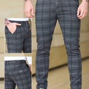 Resim 2024 Erkek Ekose Pantolon - Fermuarlı Dar Kesim İngiliz Ekose İş Pantolonu, Her Mevsime Uygun Günlük ve Resmi Pantolonlar, Makinede Yıkanabilir, İş Pantolonu | Dar Kesim Pantolon | Fermuarlı Pantolon 