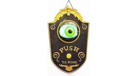 Resim Mena Rise Halloween Kapı Zili Ding Siyah 