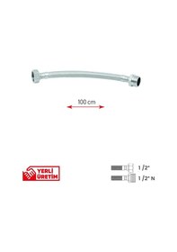 Resim Bağlantı Hortumu 1/2'1/2 N 100 Cm 