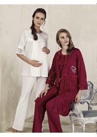 Resim Artış 3403 Sabahlıklı Lohusa Pijama Takımı 001 