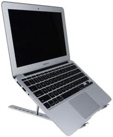 Resim En Büyük Boy Alüminyum Katlanabilir Kademeli Laptop Bilgisayar Notebook Mac Standı, Ergonomik Notebook ve Tablet Tutucu, Çok Sağlam Metal Taşınabilir Tasarım, Hafif Koruma Çantası ile Beraber sg-001 