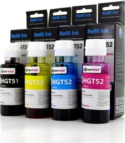 Resim Hp 2ND31A Yazıcı Uyumlu Mürekkep Takımı / Hp GT51 /GT52 Set 