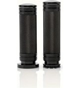 Resim Chuangyinshop Black- Evrensel Motosiklet 1 İnç 25mm Handlebar El Tutacakları Chopper Cafe Racer Old School Touring 