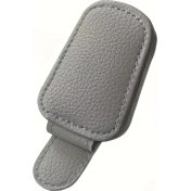 Resim Dashanshop 1 Adet Araç Güneşlik Gözlük Tutucu, Pvc Malzeme, Gri Gözlük Askı, Otomobil Aksesuarı 