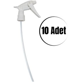 Resim Sprey Triger Başlık- Beyaz Fısfıs Sprey Başlığı 10 Adet 