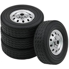 Resim Novahub 1/10 Wpl D12 Rc Kamyon İçin 4'lü Tekerlek Lastiği Seti - Yüksek Kalite Dıy Yükseltme Parçaları 