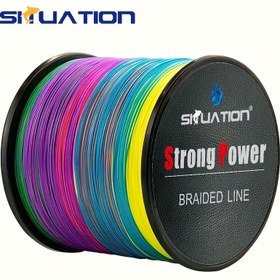 Resim Durum 500m/1640ft Süper Güçlü Örgülü PE Balık Oltası İpi - 4-Dalga Aşınma Karşıtı, 4.54-36.29 KG Testi, Pürüzsüz Uzun Döküm için Renk Kodlu Örgülü İp, Avcılık ve Balıkçılık, Balıkçılık Ekipmanı | Renk Kodlu Balıkçı İpi | Aşınmaya Karşı Dirençli İp 