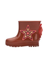 Resim Mini Melissa Welly Wonderland Kız Çocuk Yağmur Çizmesi Brown 