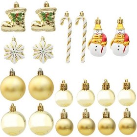 Resim Suntek Yılbaşı Ağacı Top Süsleri Açık Hava Festival Orta 