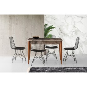 Resim MUTLU ALIŞVERİŞ MERKEZİ Damla Açılır Döner Kaşıklıklı Mutfak Yemek Masası 60*90 