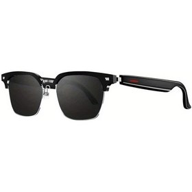 Resim Oldfriend Kablosuz Güneş Gözlükleri Açık Kulak Hoparlör Ses Asistanı Uyumlu Mavi Işık Filtresi 12+ 